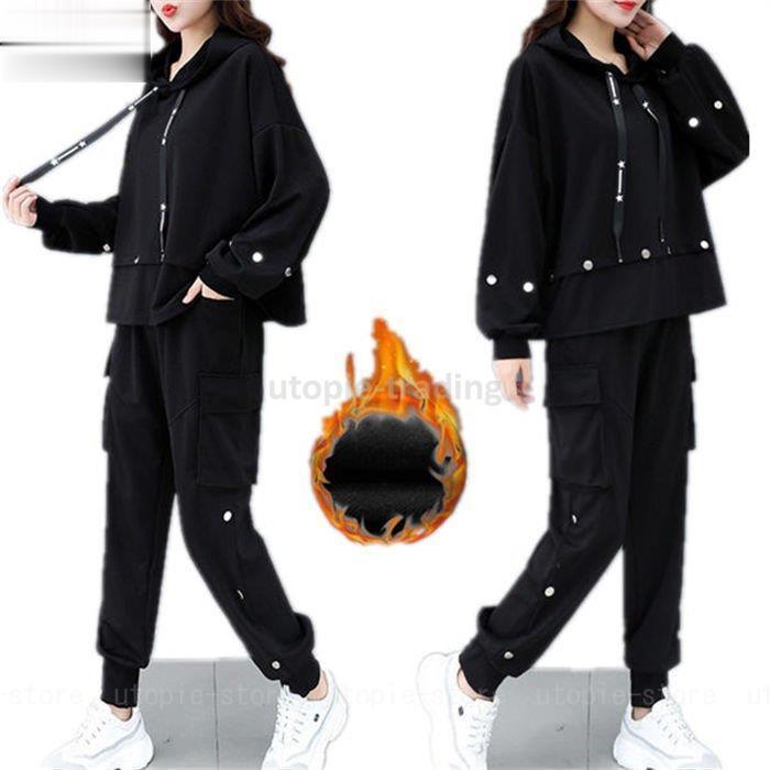 レディース セットアップ ジャージ 上下 2点セット 冬 長袖 大きいサイズ おしゃれ 大人 女性 韓国 マタニティ 裏起毛 防寒 ルームウェア スポーツ あったか Utopie 通販 Yahoo ショッピング