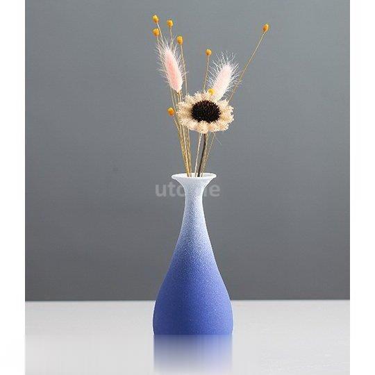 割引発見 北欧 おしゃれ 花瓶 シック New プレゼント ギフト 贈り物 引越し祝い 結婚祝い ホワイト ブルーベーシック スタイリッシュ Amw05 花瓶 花器 カラー 1 Color Proksi Si