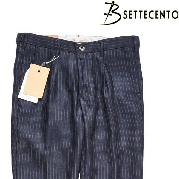 30 B Settecento ビーセッテチェント パンツ メンズ 春夏 ストライプ ネイビー 紺 並行輸入品 ズボン Childrenstorytime Co