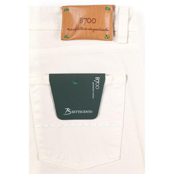 【Winter Sale 20%OFF】 B SETTECENTO（ビーセッテチェント） ジーンズ 6032 オフホワイト 44 21411 【A21421】 / 大きいサイズ |  | 04
