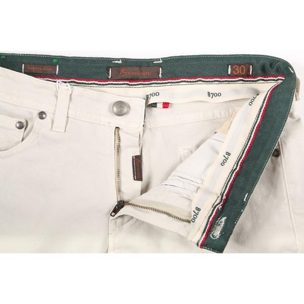 【Winter Sale 20%OFF】 B SETTECENTO（ビーセッテチェント） ジーンズ 6032 オフホワイト 44 21411 【A21421】 / 大きいサイズ |  | 05