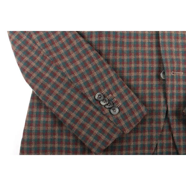 BOGLIOLI （ボリオリ） ジャケット N2902E ブラウンxワインレッド 48 【W21818】の画像