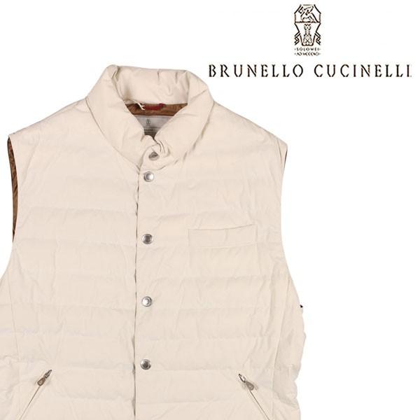 BRUNELLO CUCINELLI（ブルネロクチネリ） ダウンベスト MM4591598 ホワイト M 【A22260】｜utsubostock
