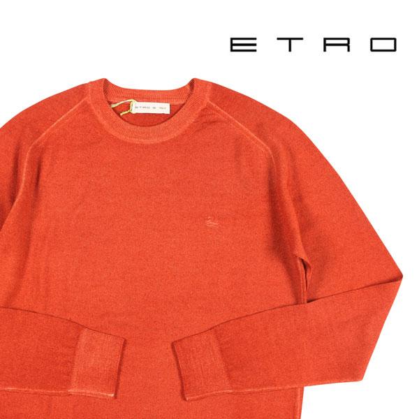 ETRO（エトロ） 丸首セーター 1M500 オレンジ S 【W22411】 :22411-s:Utsubo Stock - 通販