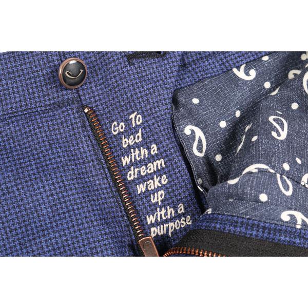 J6052 美品 ヤコブコーエンアカデミー ALEX WOOL 1プリーツパンツ JACOB COHEN （ヤコブコーエン） ウールパンツ 00809N ブルー 42