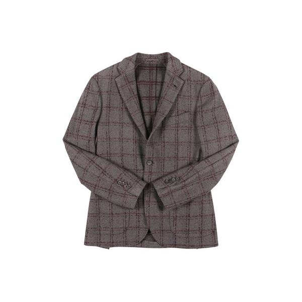 LARDINI （ラルディーニ） ジャケット IA320AQ-11 グレーxブラウン 48 【W22563】の画像