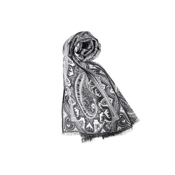 最先端 Etro エトロ ストール 5011 ブラック bk S 正規激安 Kuljic Com