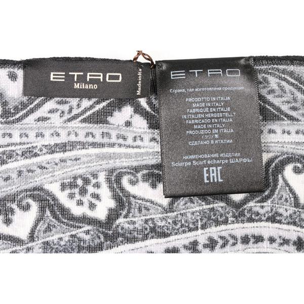最先端 Etro エトロ ストール 5011 ブラック bk S 正規激安 Kuljic Com