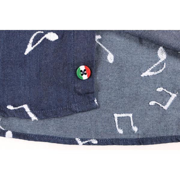 POGGIANTI 1958 （ポジャンティ 1958） 長袖シャツ PISA 201I ネイビー 38 23222 【A23222】 |  | 04