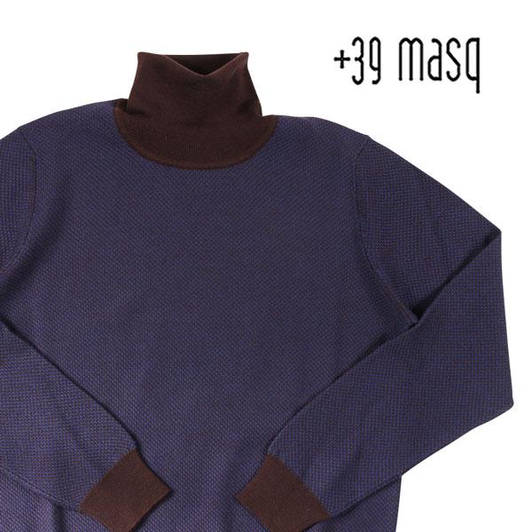 39 masq （マスク） タートルネックセーター 9131 ダークブルーx 