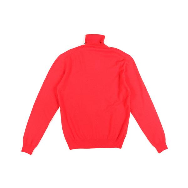 CASH&WOOL （カシ＆ウール） タートルネックセーター 1213 レッド 56 