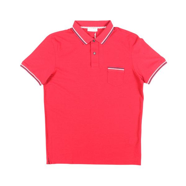 Gran Sasso 半袖ポロシャツ レッドxレッド 54 24822rd 【S34331】_2