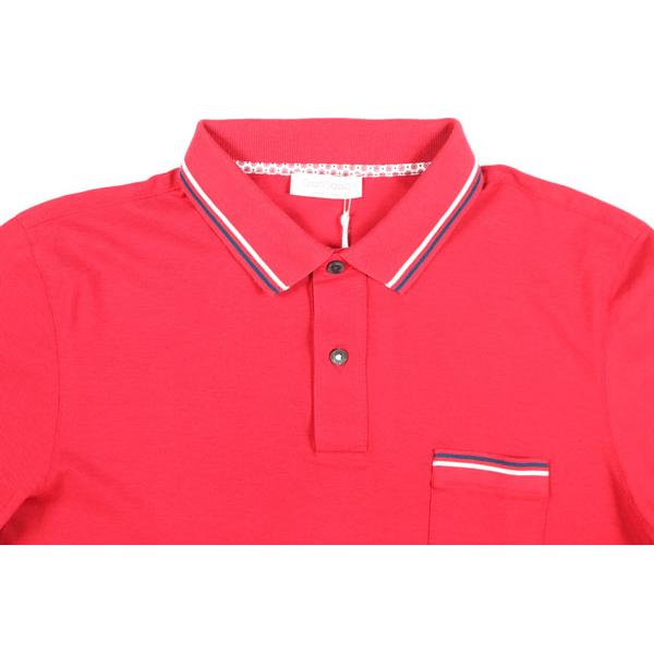 Gran Sasso 半袖ポロシャツ レッドxレッド 54 24822rd 【S34331】_3