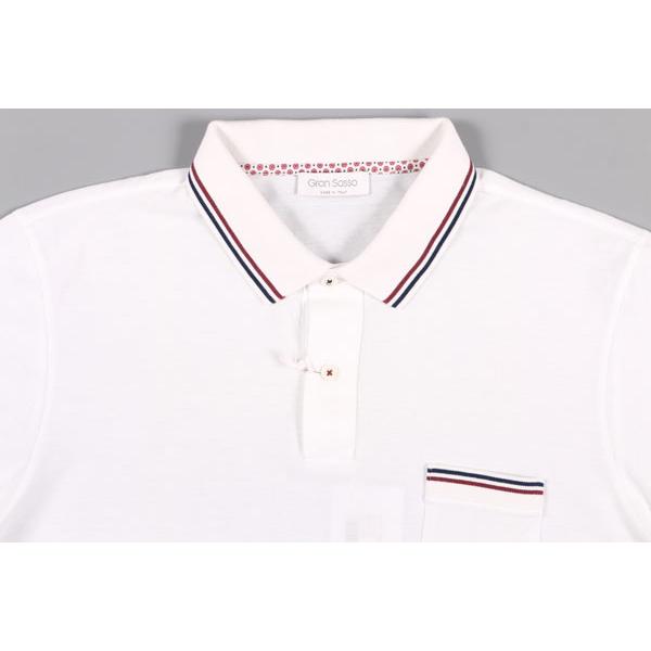 Gran Sasso 半袖ポロシャツ レッドxレッド 54 24822rd 【S34331】_6