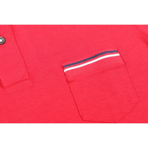 Gran Sasso （グランサッソ） 半袖ポロシャツ TENNIS M/M レッド 50 24822rd 【S24822】_2