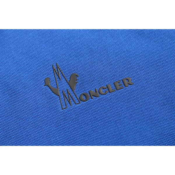 MONCLER（モンクレール） 半袖ポロシャツ MAGLIA POLO MANICA CORTA ブルー XL 25181bl 【S25402】｜utsubostock｜03