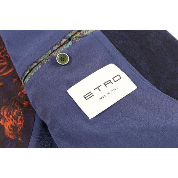 ETRO（エトロ） チェスターコート 1C824 ネイビー x ブルー 48 【w25184】 :25184-48:Utsubo Stock