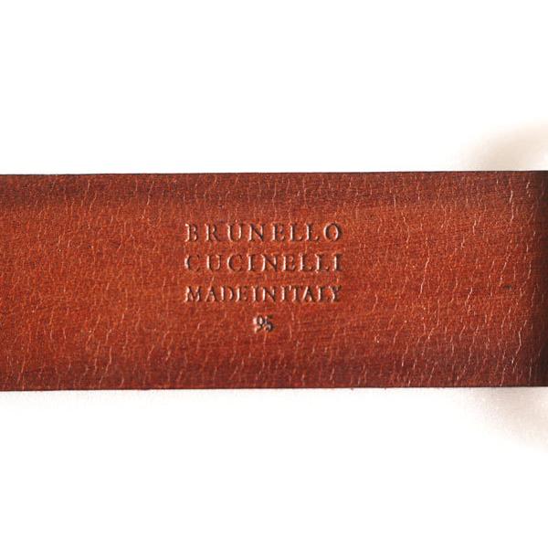 BRUNELLO CUCINELLI（ブルネロクチネリ） ベルト MAUYR344 ブラウン 95 