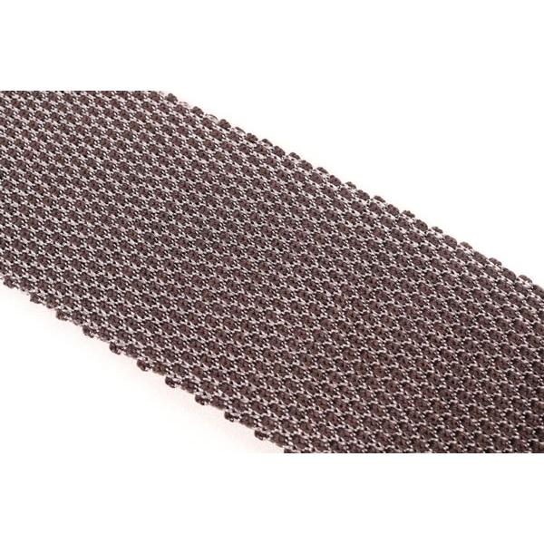 【タグ付未使用】Brioni ブリオーニ ネクタイ ブラウン 総柄 Brioni （ブリオーニ） ネクタイ TRICOT TIE 150X6 ブラウンxシルバー