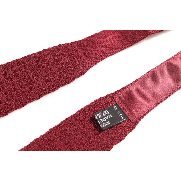 Brioni （ブリオーニ） ネクタイ TRICOT TIE 150X6 レッド onesize