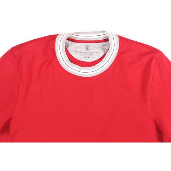美品　Brunello Cucinelli Uネック半袖カットソー BRUNELLO CUCINELLI （ブルネロクチネリ） Uネック半袖Tシャツ