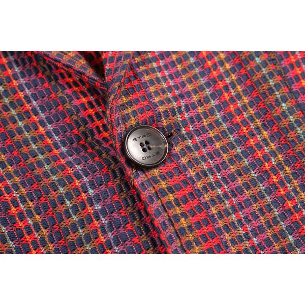 ETRO（エトロ） ジャケット 1N101 レッドxマルチカラー XL 26155 【S26157】の画像
