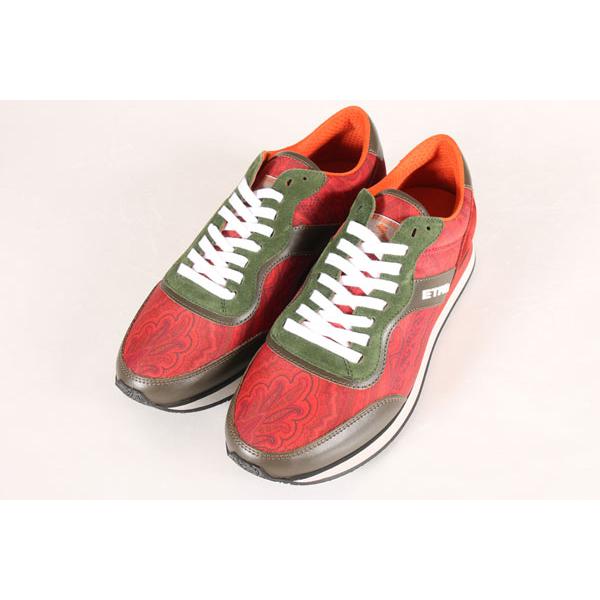 ETRO（エトロ） スニーカー 1Z100 レッドxグリーン 40 26210rd