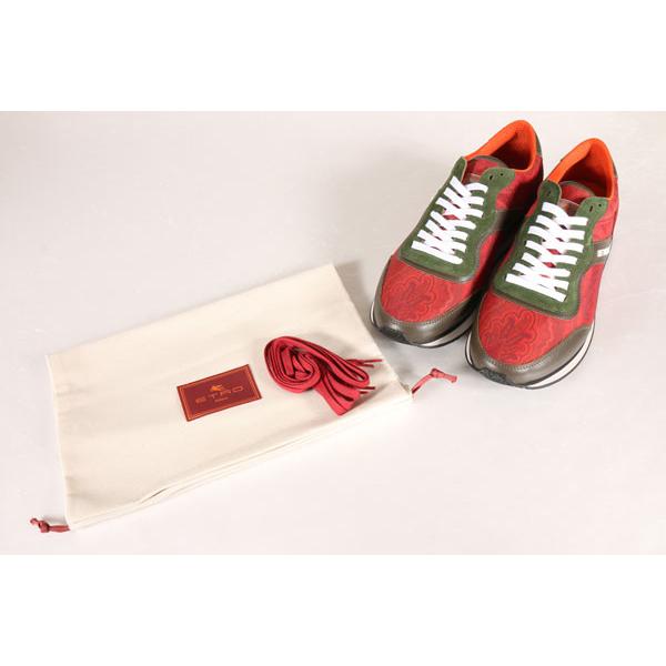 ETRO（エトロ） スニーカー 1Z100 レッドxグリーン 40 26210rd