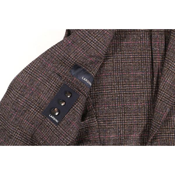 LARDINI （ラルディーニ） ジャケット IM534AE ブラウンxマルチカラー 46 26280 【W26280】の画像