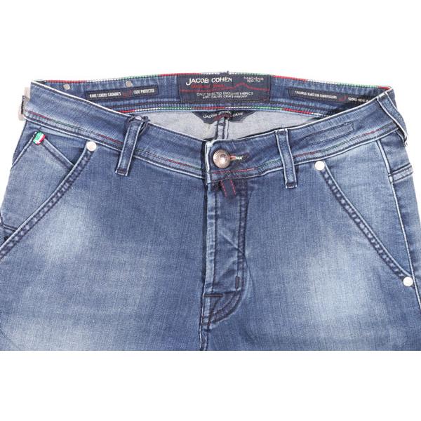 JACOB COHEN （ヤコブコーエン） ハーフパンツ J6613 FLAG COMF ブルー