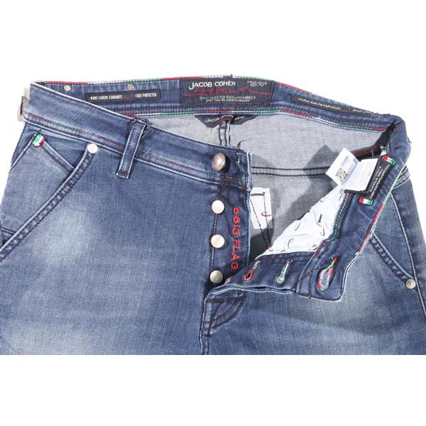JACOB COHEN （ヤコブコーエン） ハーフパンツ J6613 FLAG COMF ブルー