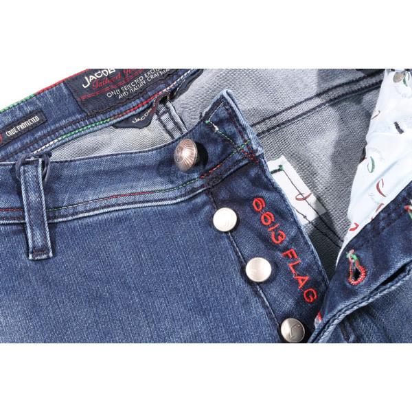 JACOB COHEN （ヤコブコーエン） ハーフパンツ J6613 FLAG COMF ブルー