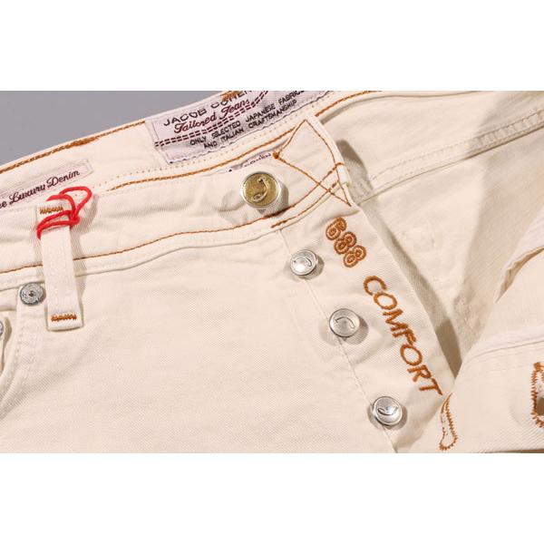 JACOB COHEN（ヤコブコーエン） ジーンズ J688 COMFORT アイボリー x  