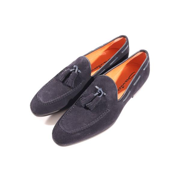 SANTONI （サントーニ） タッセルローファー B55C ネイビー 8 27445