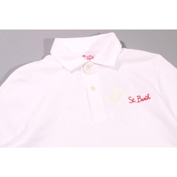 Saint Barth 長袖ポロシャツ YORK ホワイト XL 27672 【A27674】_1