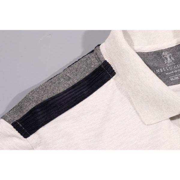 BRUNELLO CUCINELLI（ブルネロクチネリ） 半袖ポロシャツ M0T631335 28000 |  | 02