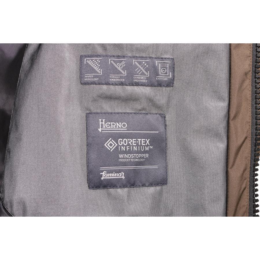 HERNO （ヘルノ） ダウンジャケット Pl119UL-11106-7400 カーキ 54 【W29171】の画像