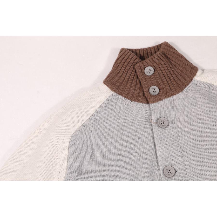 HERNO （ヘルノ） ブルゾン MC00010UR グレーxホワイト 52 29371 【W29372】の画像