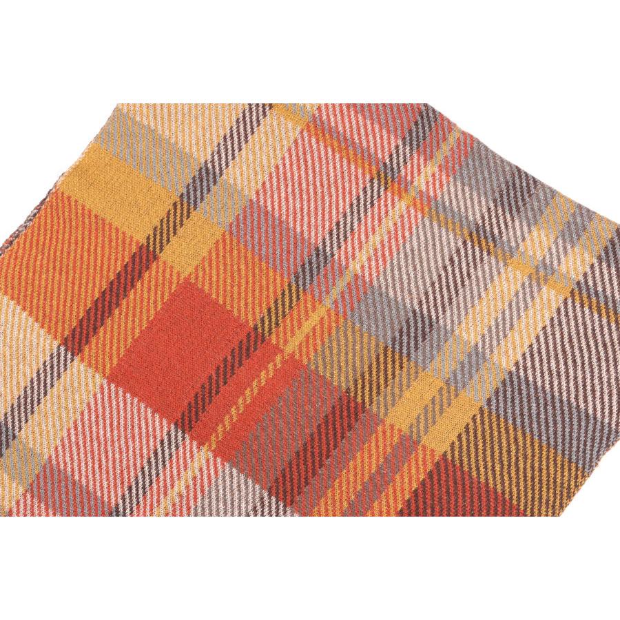 loro piana （ロロ・ピアーナ） マフラー テラコッタxマルチカラー 【W29503】の画像