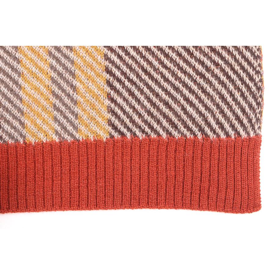 loro piana （ロロ・ピアーナ） マフラー テラコッタxマルチカラー 【W29503】の画像