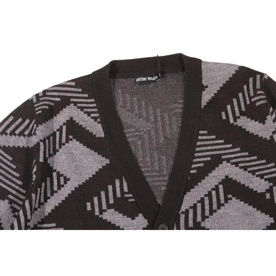 ANTONY MORATO （アントニーモラート） カーディガン MMSW01327 グレーxブラック L 29846gy 【W29846】_1
