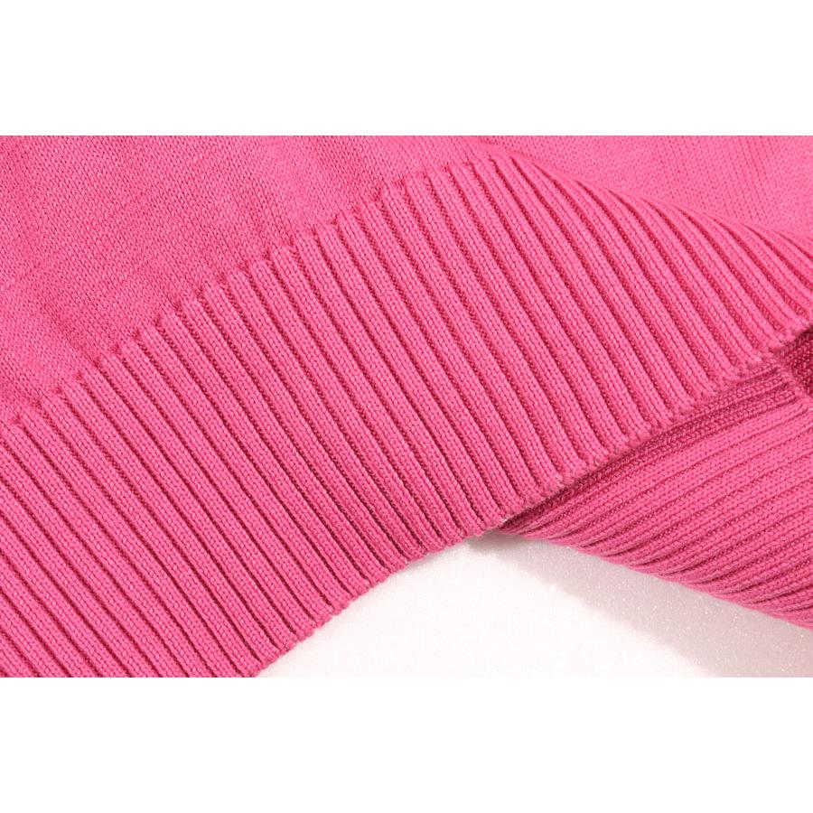 ★マーロ★Malo コットンクルーネックニット ケーブル ピンク 50 XL MALO（マーロ） 丸首セーター UXA132 ピンク 50 30041pk 【A31209