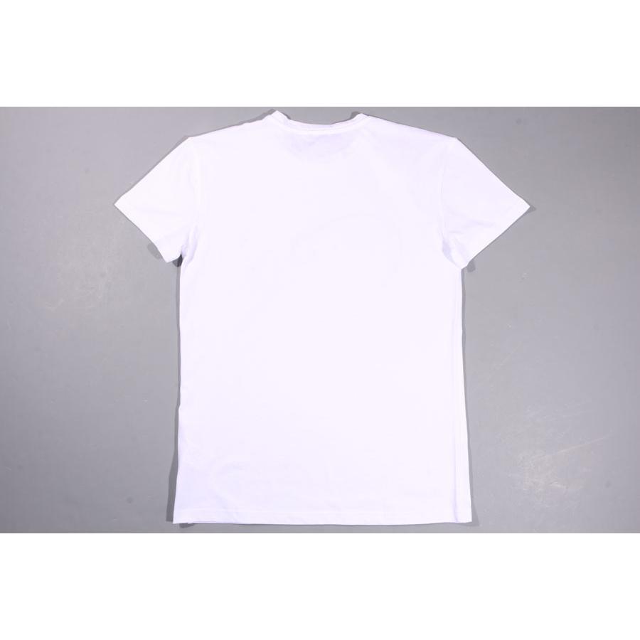 国内発送 ALESSANDRO DELL'ACQUA Uネック半袖Tシャツ ALESSANDRO DELL'ACQUA（アレッサンドロデラクア） Uネック半袖T