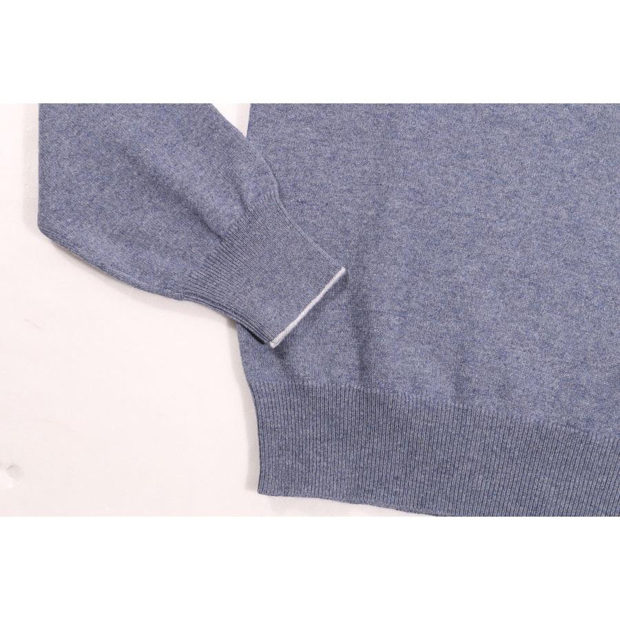 BRUNELLO CUCINELLI（ブルネロクチネリ） ハイネックセーター M2200124 ブルー 44 30336bl 【W30340】の画像