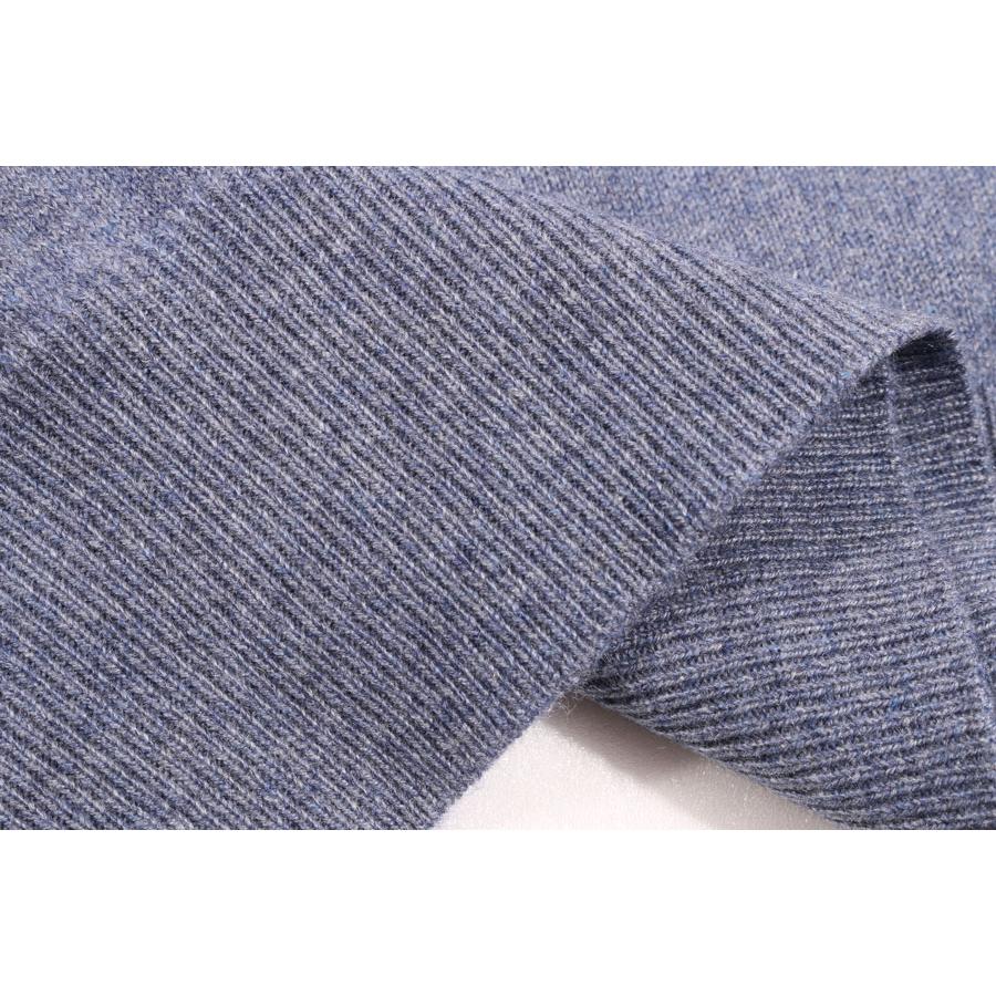 BRUNELLO CUCINELLI（ブルネロクチネリ） ハイネックセーター M2200124 ブルー 44 30336bl 【W30340】の画像