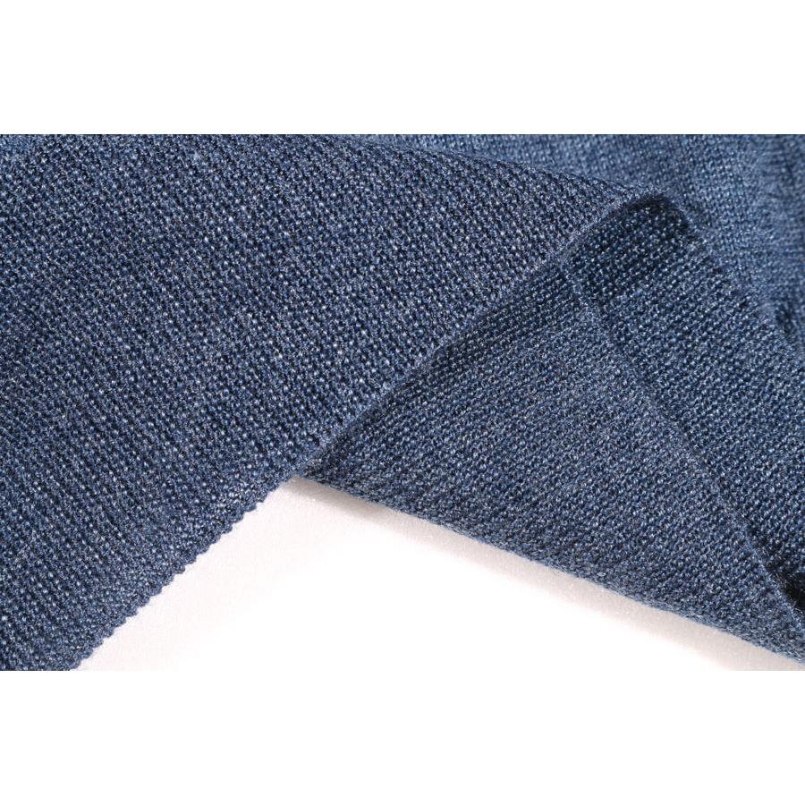 Gran sasso （グランサッソ） 丸首セーター 57167/13190 ブルー 46 【W30466】_3
