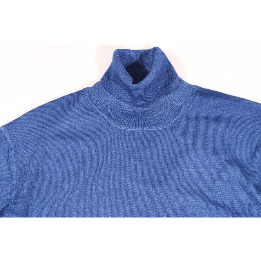 Gran sasso （グランサッソ） タートルネックセーター 55517/22792 ブルー 56 30474bl 【W30475】_1
