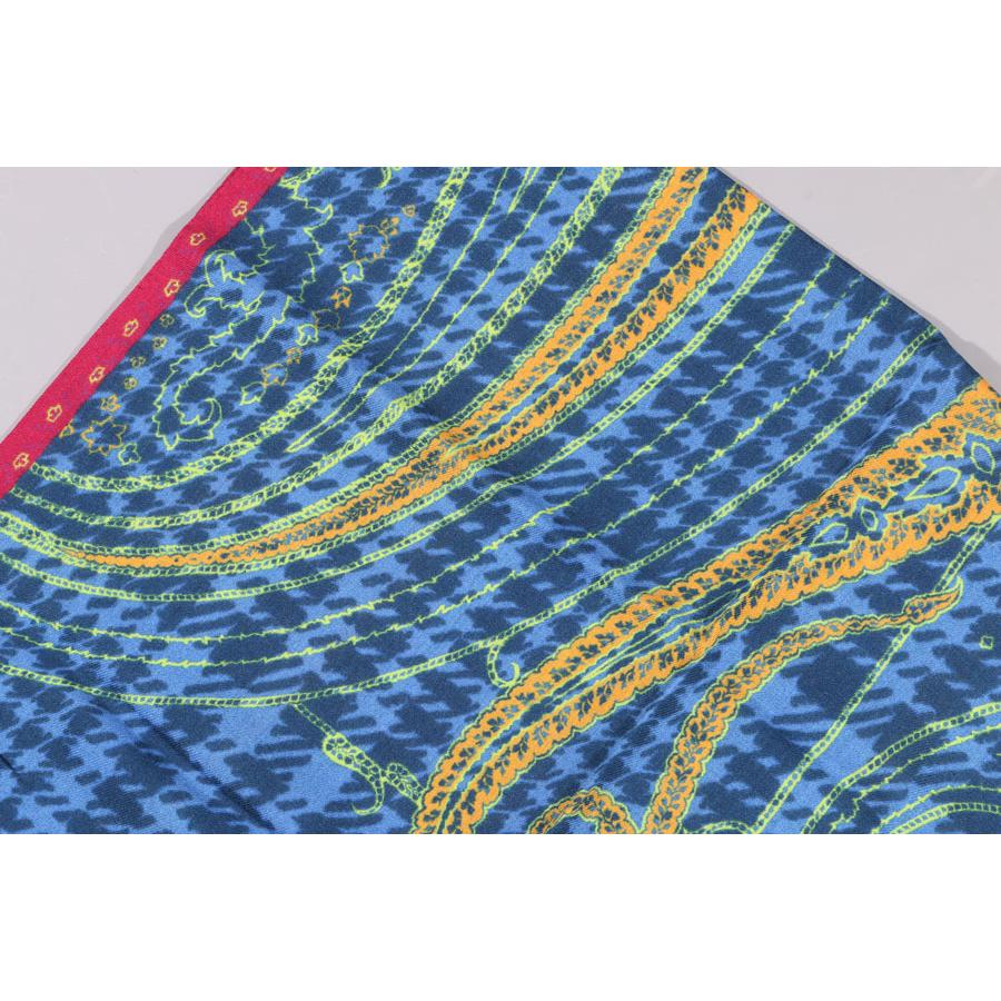 ETRO（エトロ） ストール 10007 4011 ブルーxピンク 30726bl 【W30726