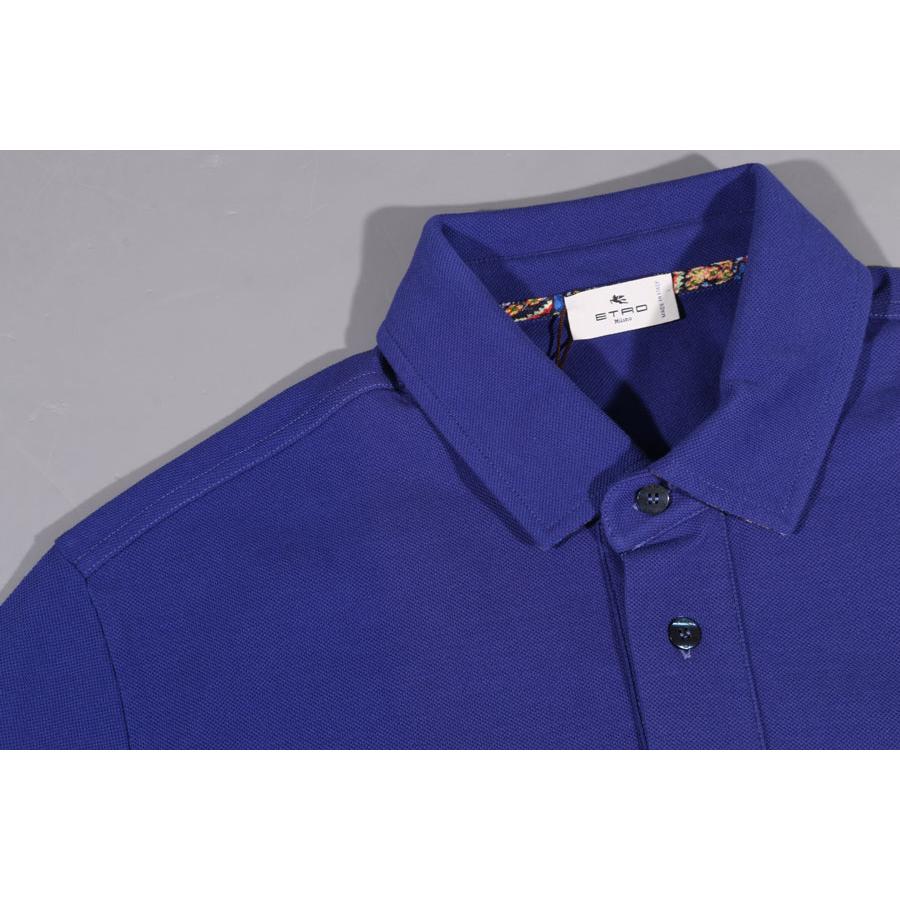 ETRO 半袖ポロシャツ ネイビーxネイビー XXL 30740nv 【S34403】_3