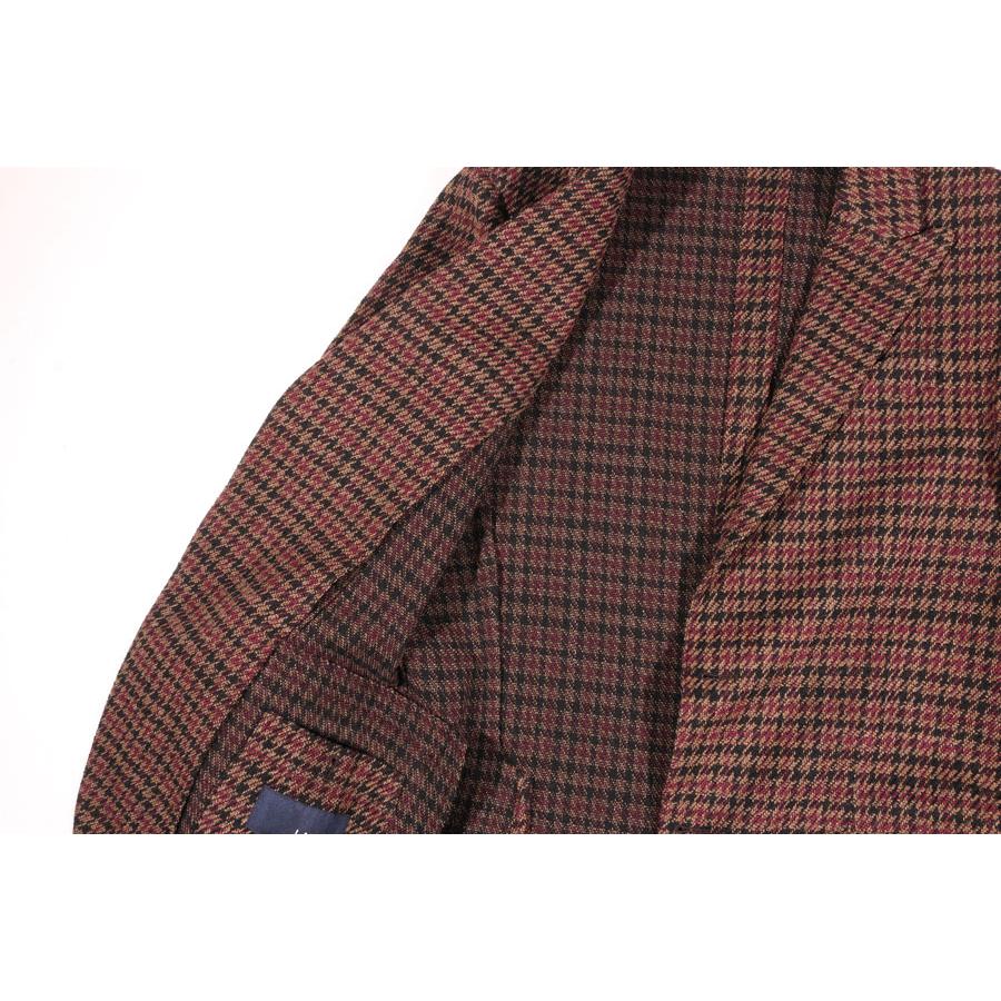 LARDINI （ラルディーニ） ジャケット 981AV ブラウンxワインレッド 48 【A31039】の画像
